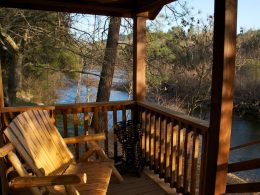 cabin near the river