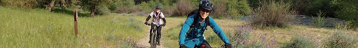 mountain biking near the South Fork American