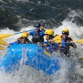 whitewater rafting on the South Fork American River