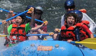 whitewater rafting Satan's Cesspool on the South Fork American